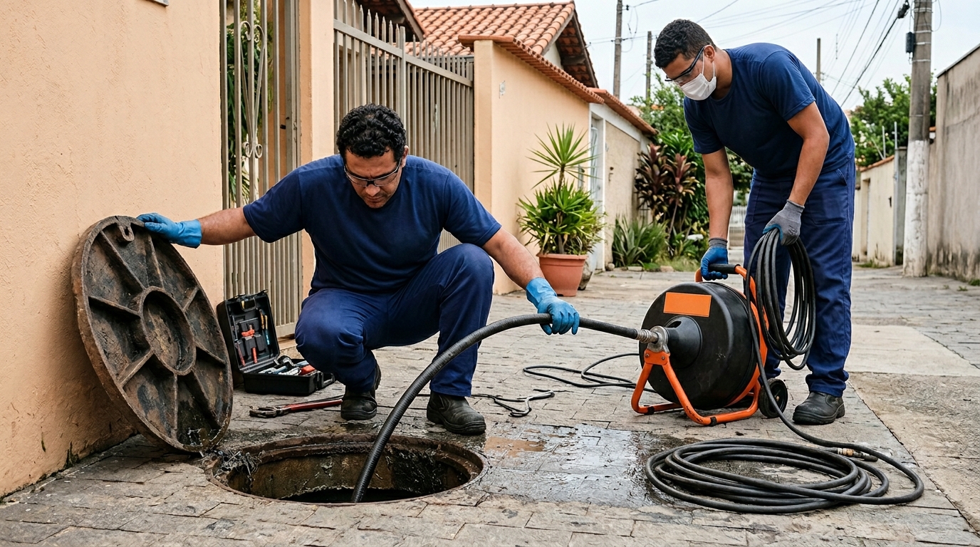 Desentupimento de Esgoto em Campinas‑SP
